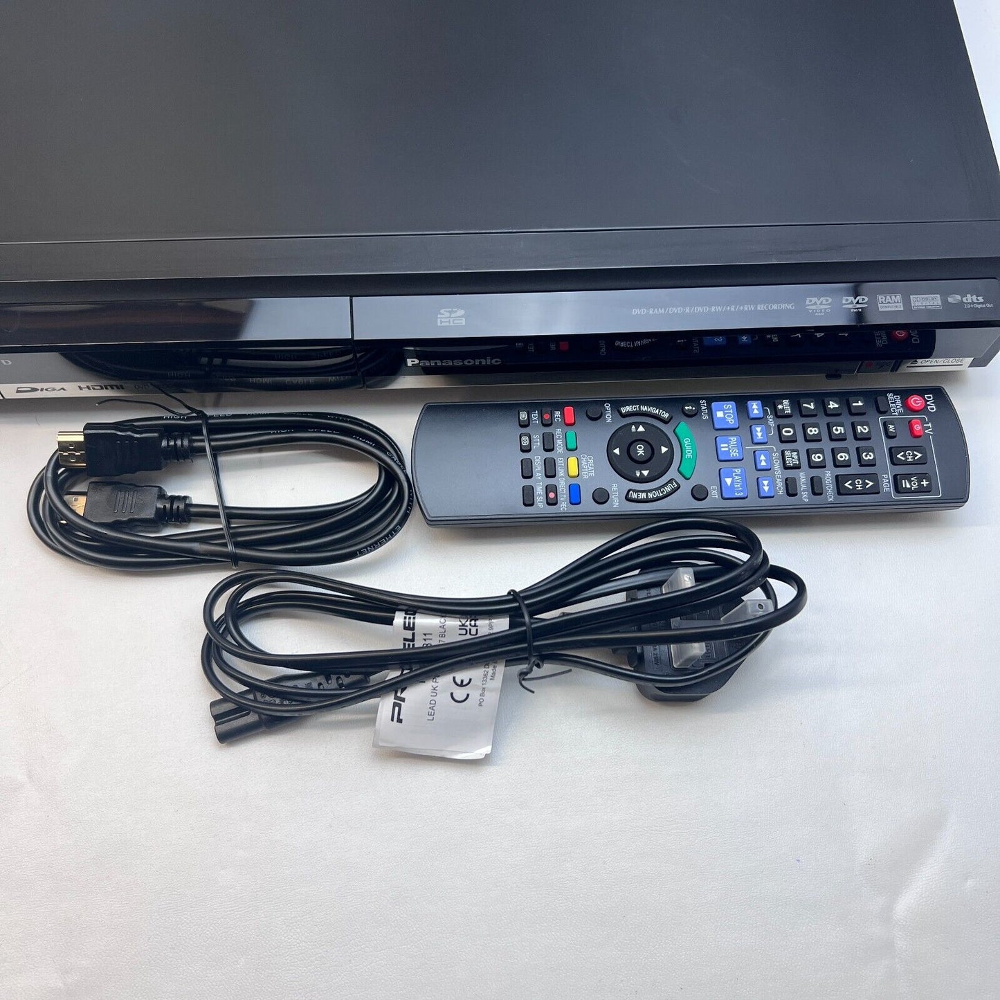 Panasonic DMR-EX87 250GB HDD DVD Recorder With 1080P Up-Conversion & Freeview