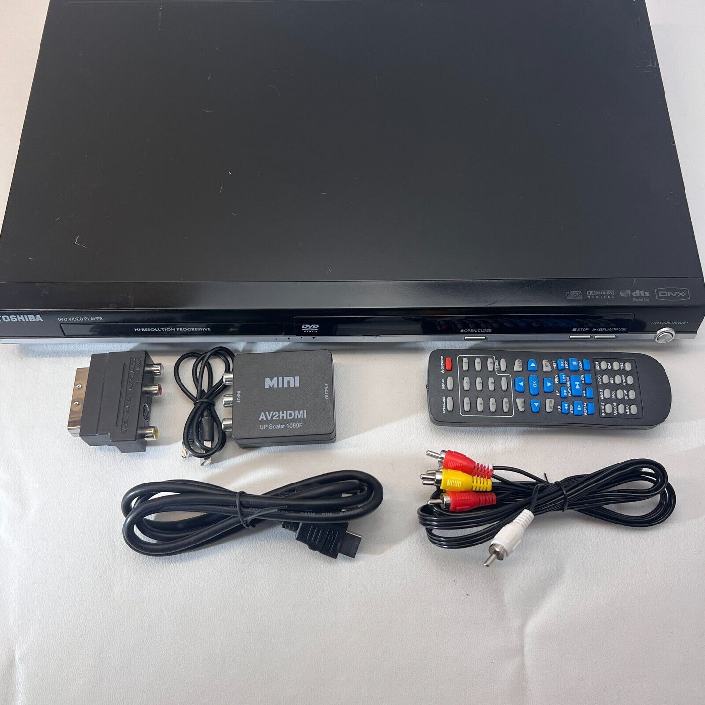 Toshiba SD-270EKB DVD Player SCART Black w/ Remote  NTSC/PAL Converter