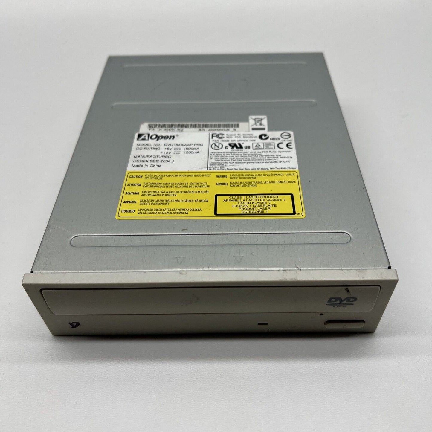 AOPEN  LTD-122  CD/DVD-ROM DRIVE  IDE Beige Retro Vintage Dvd1648/aap