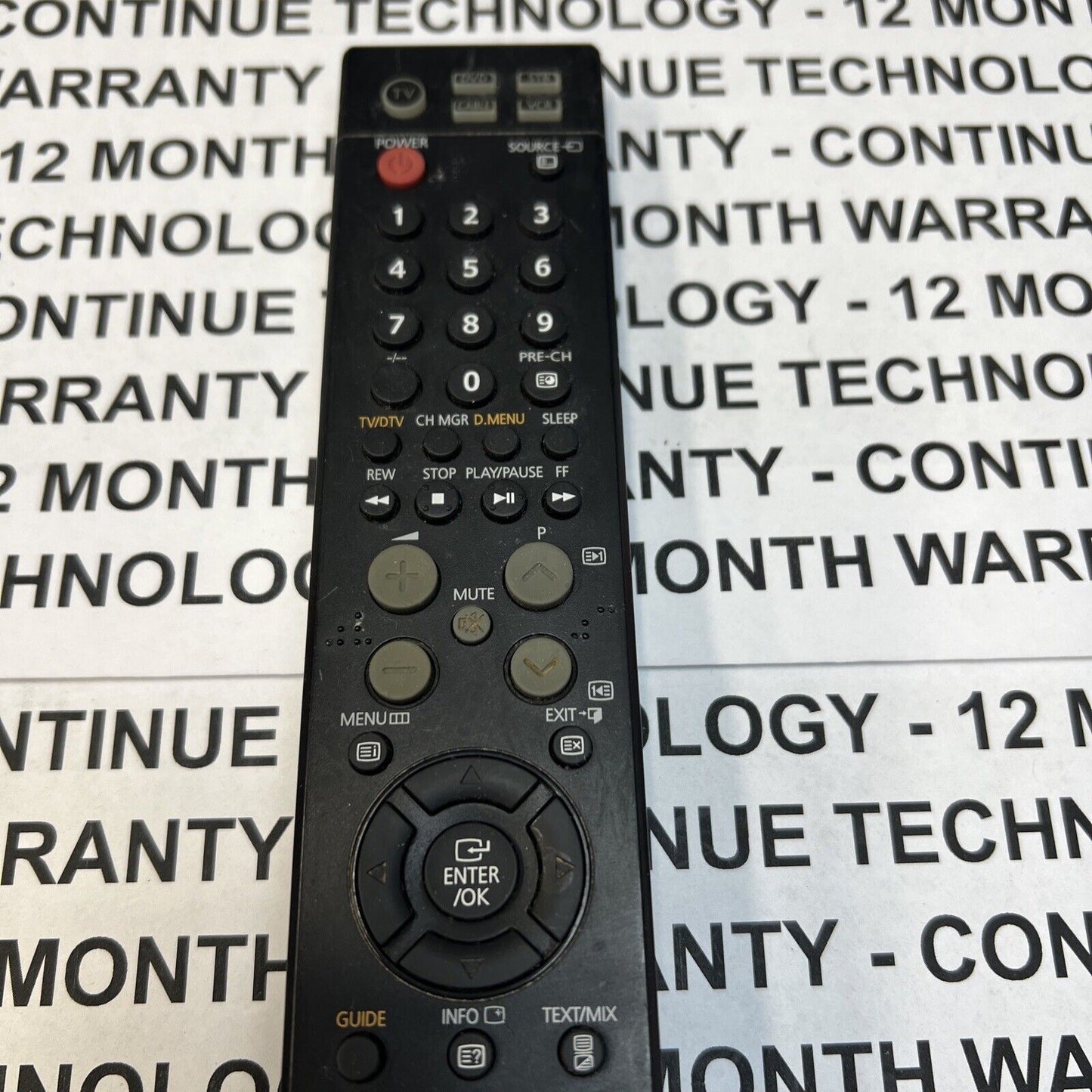 Samsung TV Remote Control BN59-00516A Black Tested Genuine Original