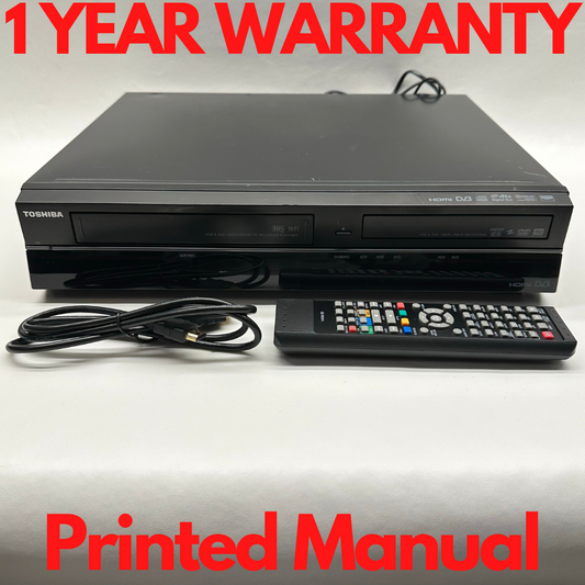 Toshiba RDXV59DTKB2 VHS DVD Recorder Hard Drive Copy VHS to DVD Remote Warranty