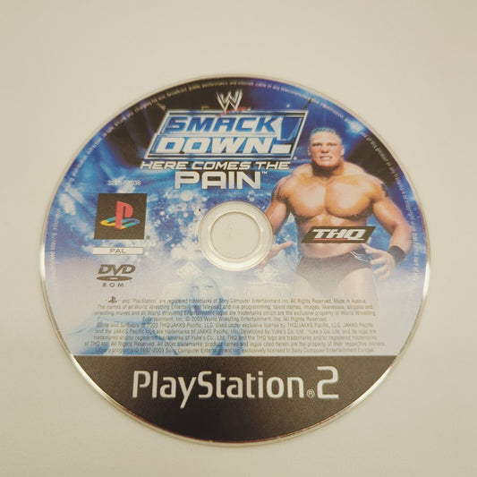 WWE Smackdown Here Comes The Pain Playstation 2 - disc only