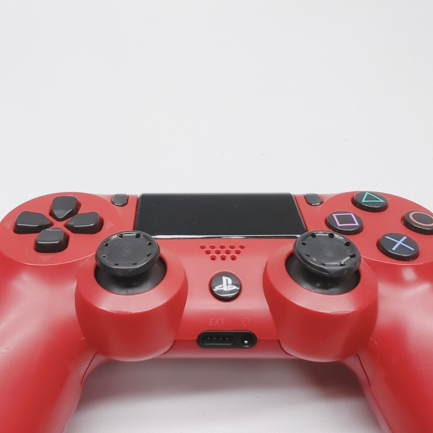 Wireless Playstation 4 PS4 Controller Red Stick rubbers missing