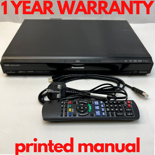 Panasonic DMR-EX77 DVD Recorder with 160GB HDD, Freeview, HDMI with Remote.