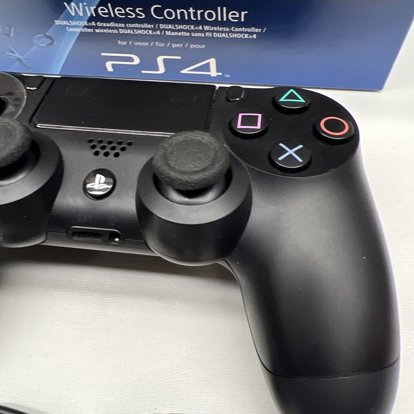 Genuine Sony PlayStation 4 (PS4) Wireless Bluetooth Controller Black Boxed LN