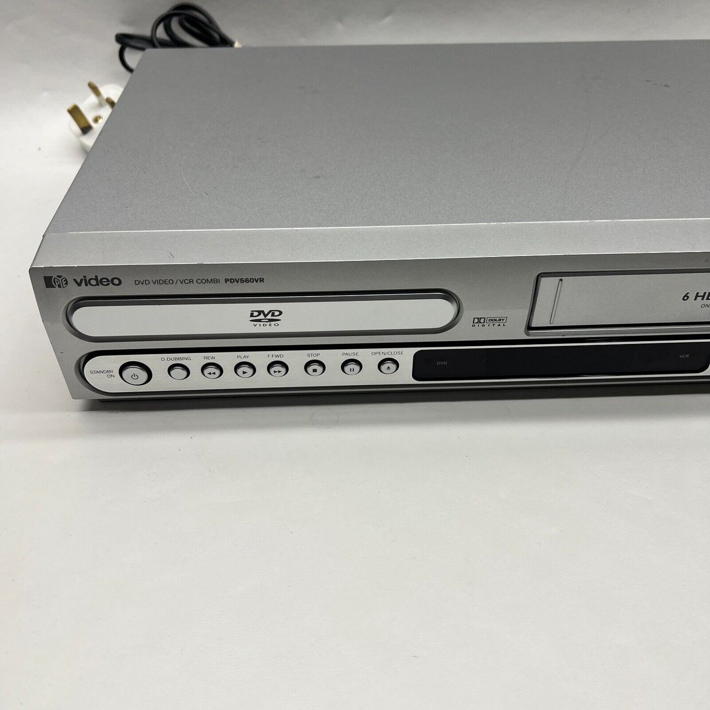 PYE PDV560VR DVD Player & VHS Video Player Recorder 6-Head VCR with MINI AV HDMI