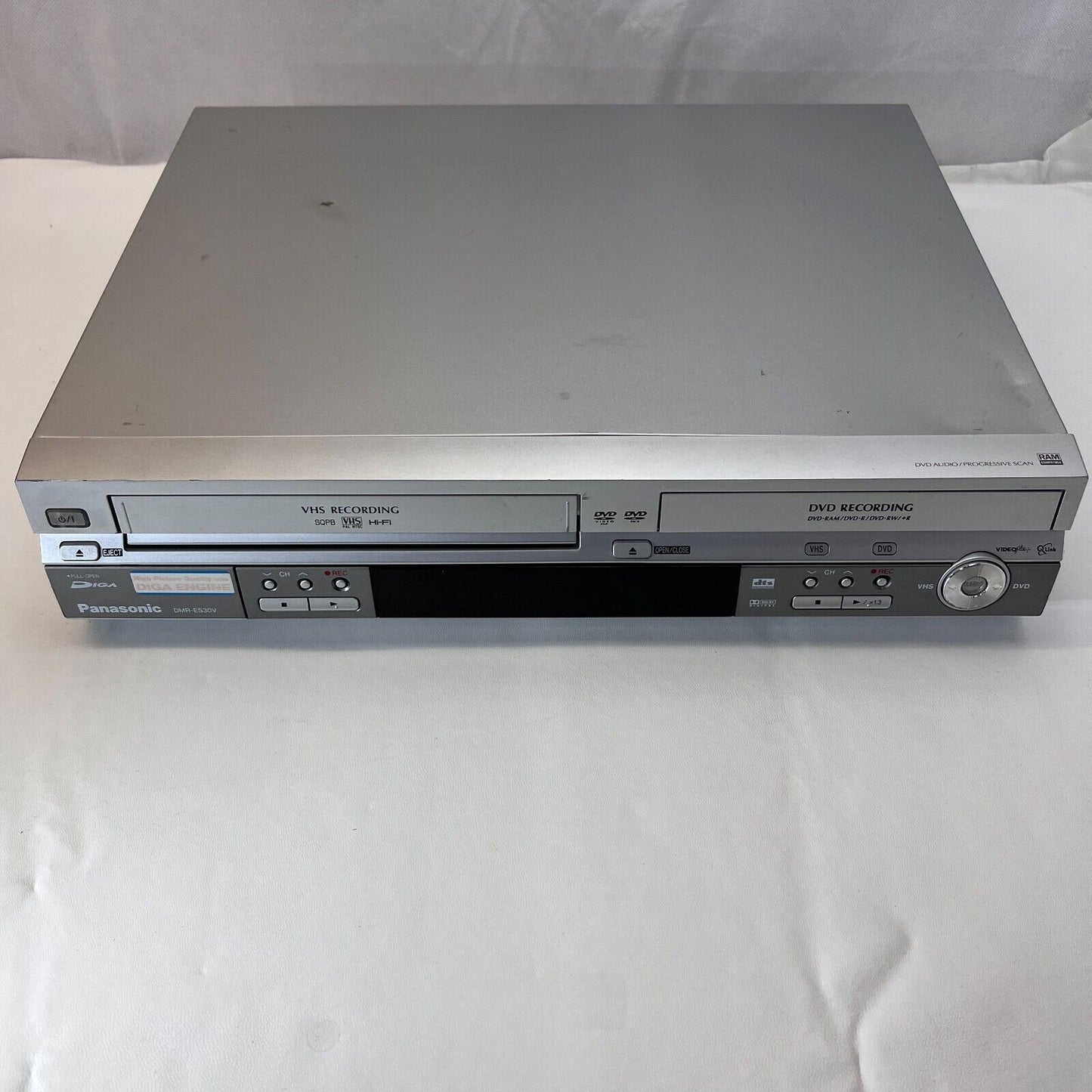 Panasonic DMR-ES30V DVD VCR Recorder Combi Copy VHS To DVD with Remote