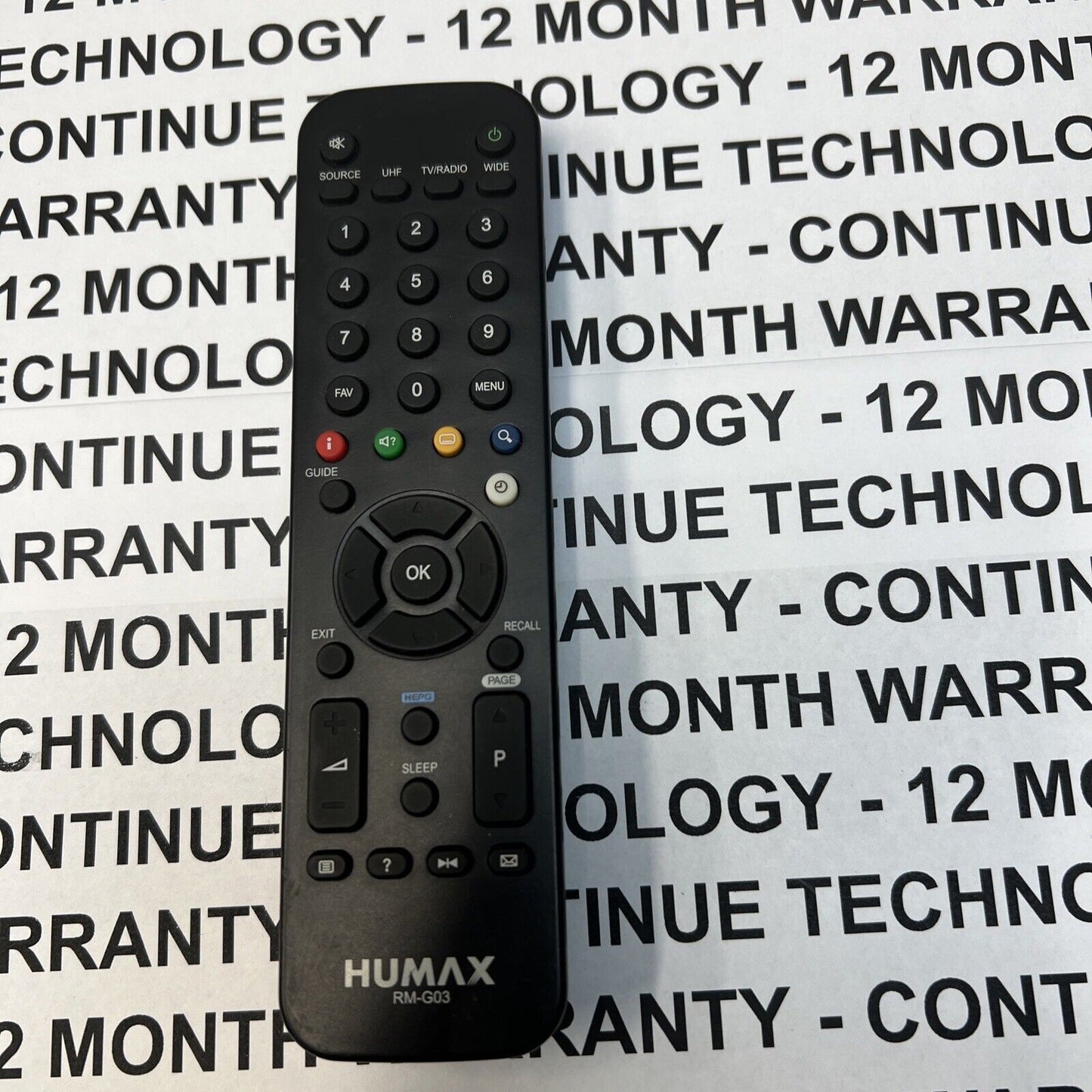 Original Humax RM-G03 for PR-HD2000 NA-HD2000C PR-HD2000C HD2000