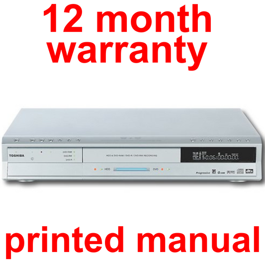 Toshiba RD-XS32SB DVD/ HDD Video Recorder + Remote Control And Manuals