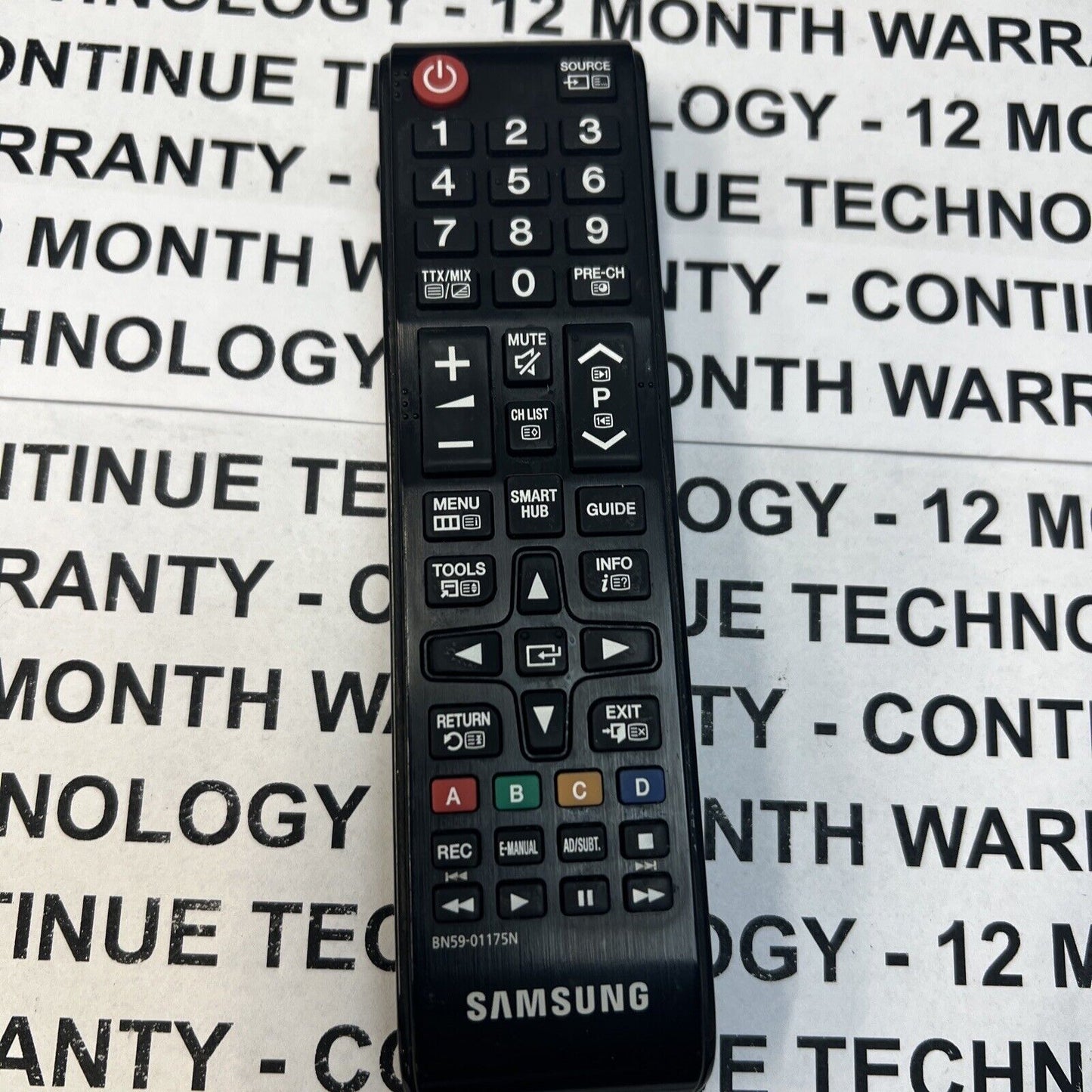 SAMSUNG BN59-01175N UE40H6505 UE48HU7505 UE55JU7505 GENUINE REMOTE CLEANED