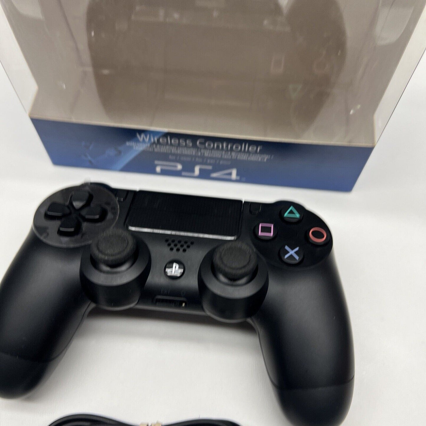 Genuine Sony PlayStation 4 (PS4) Wireless Bluetooth Controller Black Boxed LN