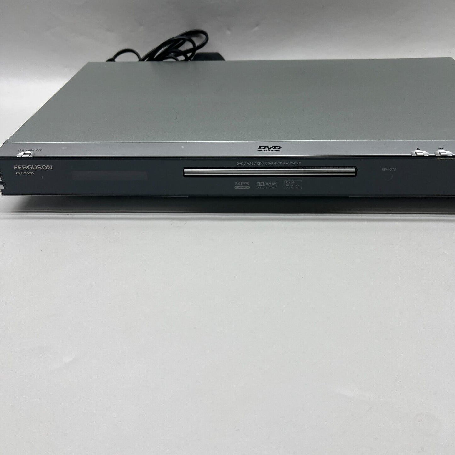 Ferguson DVD-3050 DVD Player Silver Tested with Remote Cables AV to HDMI scart