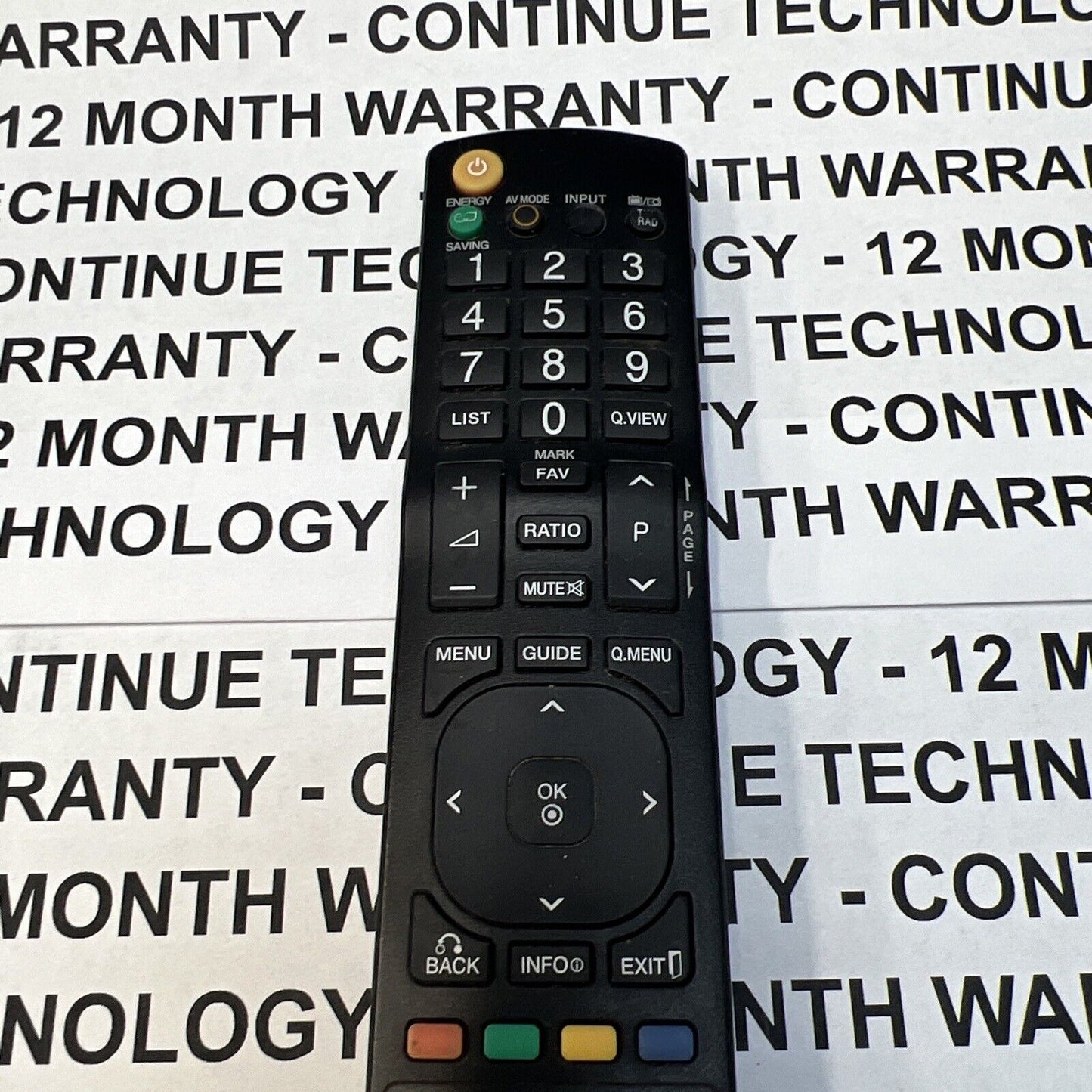 LG TV REMOTE CONTROL AKB72915207 GENUINE for 32LD460 37LD450 47LD420 55LD520