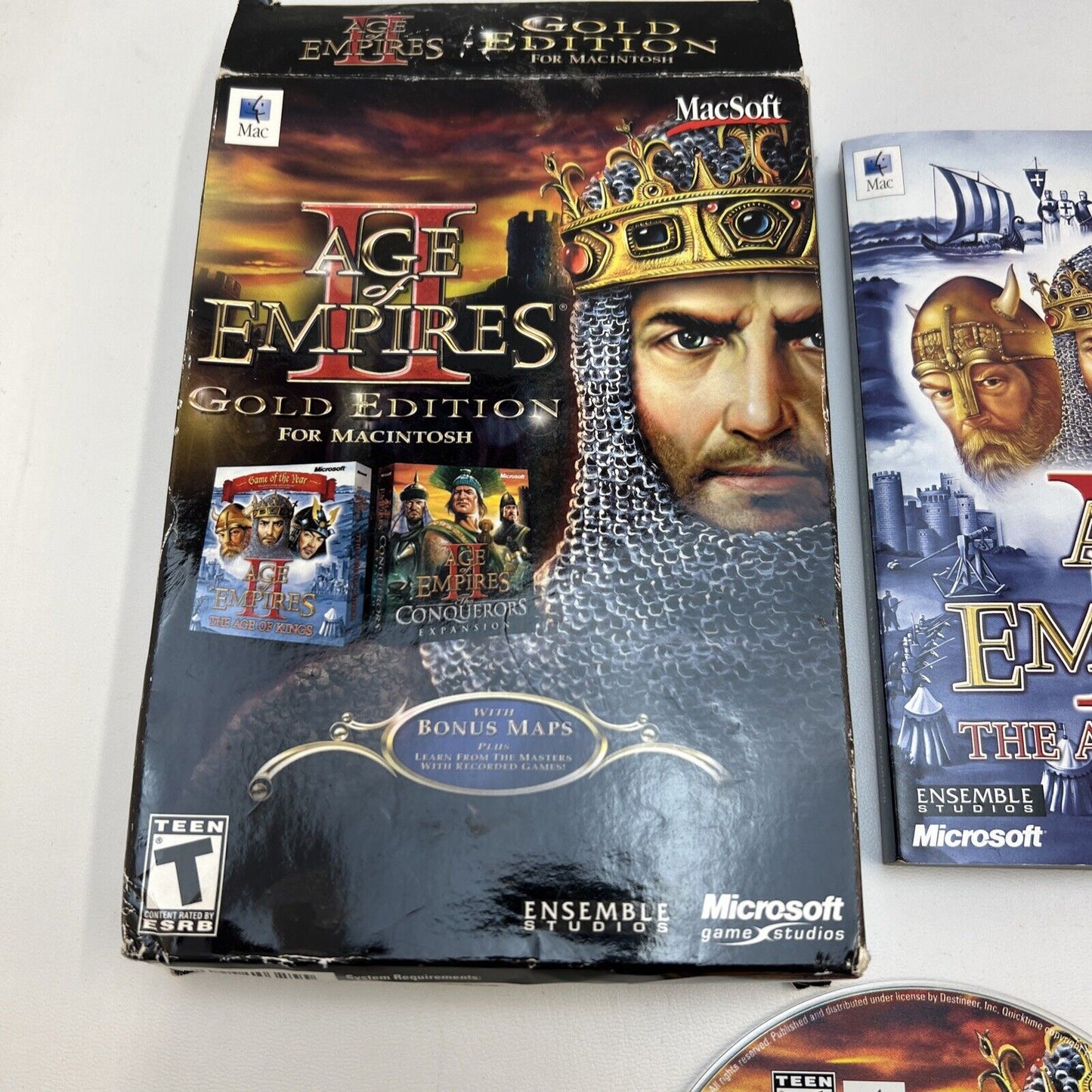 Age Of Empires 2 Gold Edition Mac Big Box Age Of Kinks Conquerors  Expansion