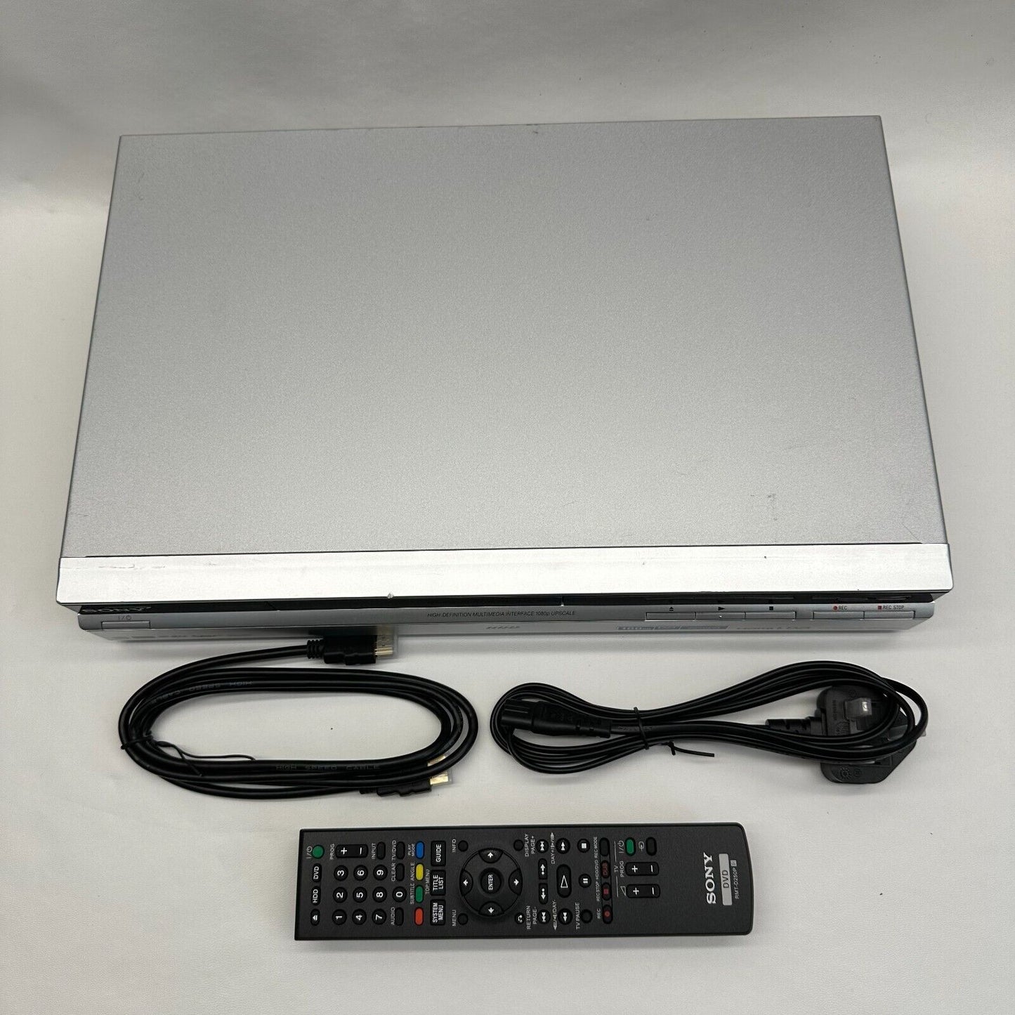 Sony Silver RDR-HXD890 DVD HDD Player Recorder, 160GB Freeview PVR Remote HDMI