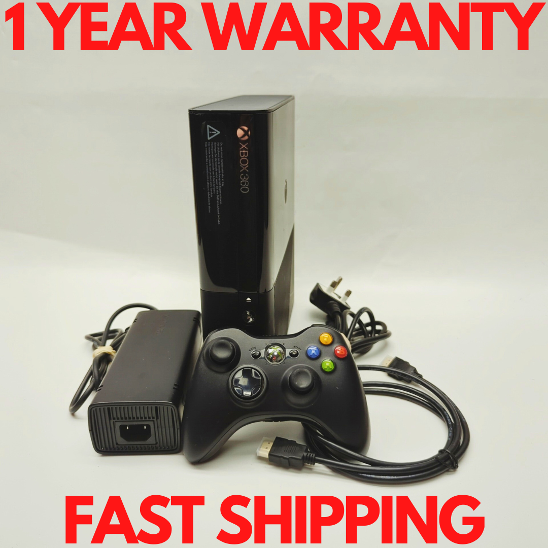 Xbox 360 E 250GB Console - Complete All Leads & Controller Year Warranty