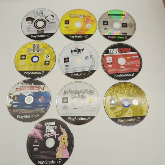 12x Play Station 2 Ps2 Mixed Game Bundle disc only Grand Theft Auto NFS Harry