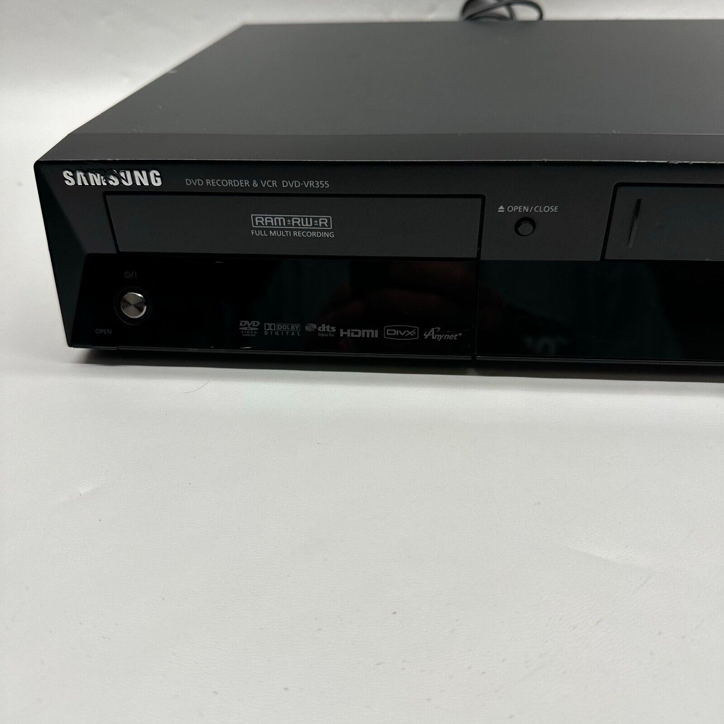 Samsung DVD-VR355 VHS DVD Recorder COPY VHS to DVD Remote HDMI Output Black