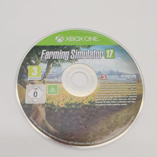 Farming Simulator 17 (Microsoft Xbox One, 2016) disc only