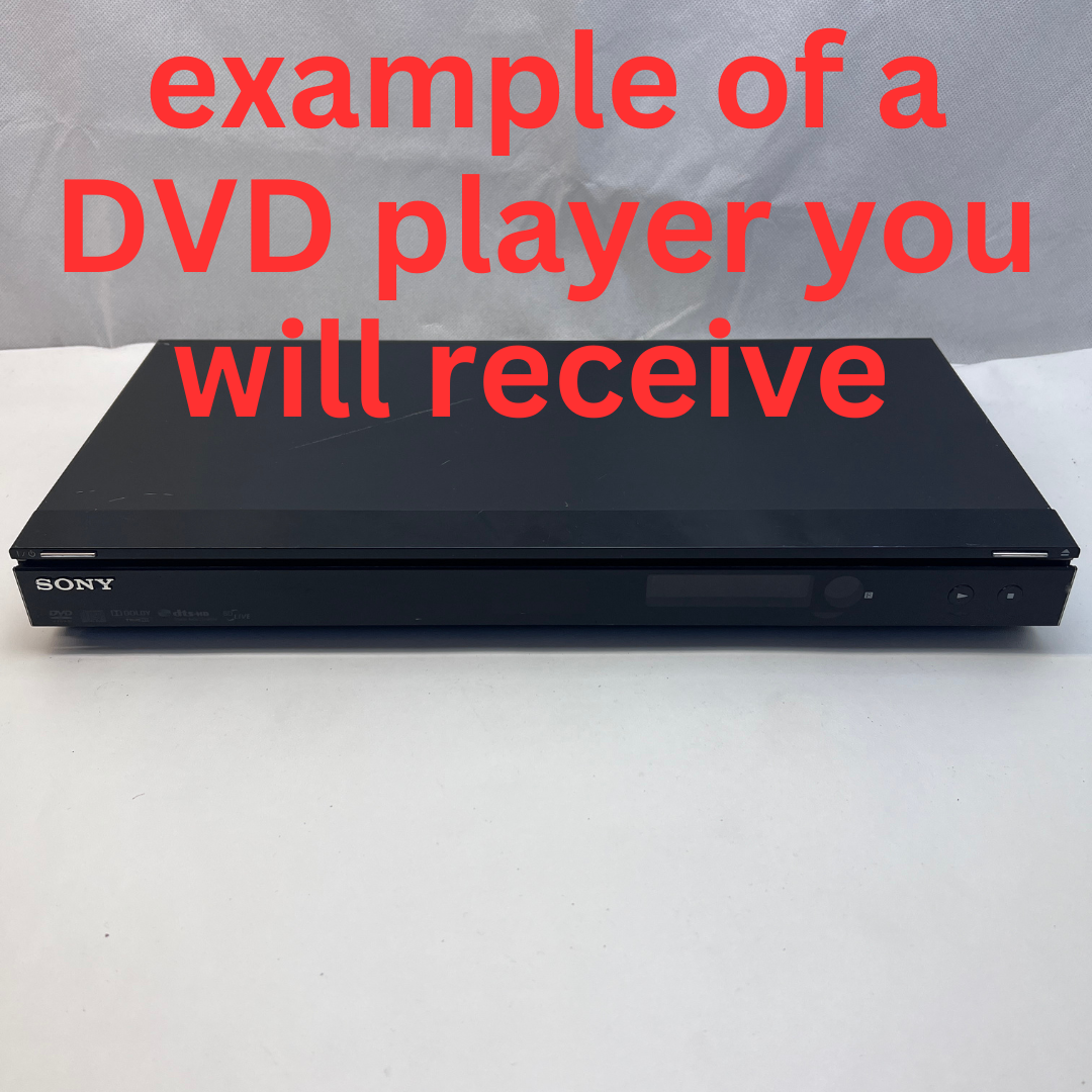 Black HDMI HD UK DVD / CD Player 1080p Playback Black With HDMI & power Cable