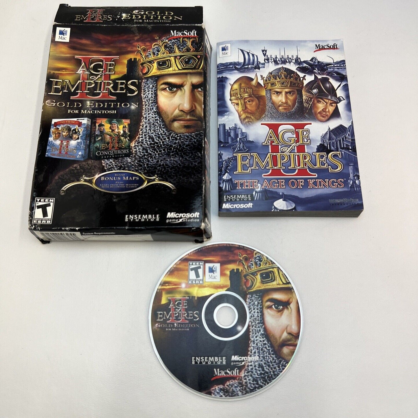 Age Of Empires 2 Gold Edition Mac Big Box Age Of Kinks Conquerors  Expansion