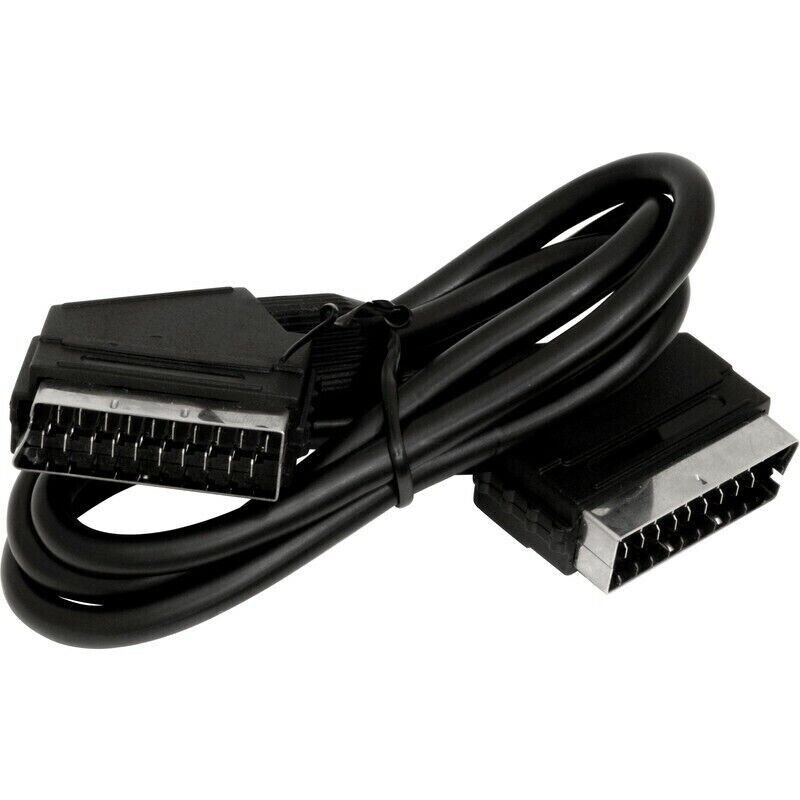 1.5m Scart Lead Male to Male Video Audio 21 Pins Cable Tv Dvd Vhs Cabl ...