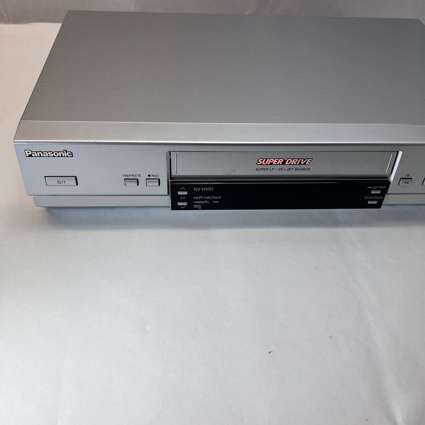 Panasonic NV-HV61 VHS VCR Player SQPB Nicam Super Drive LP Tested and Working