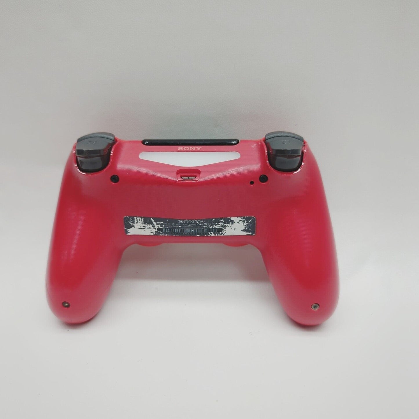 Wireless Playstation 4 PS4 Controller Red Stick rubbers missing