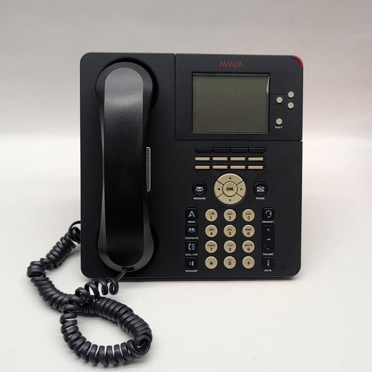 Avaya 9650 VoIP Telephone - PoE Office Deskphone with Stand & Handset -700383938