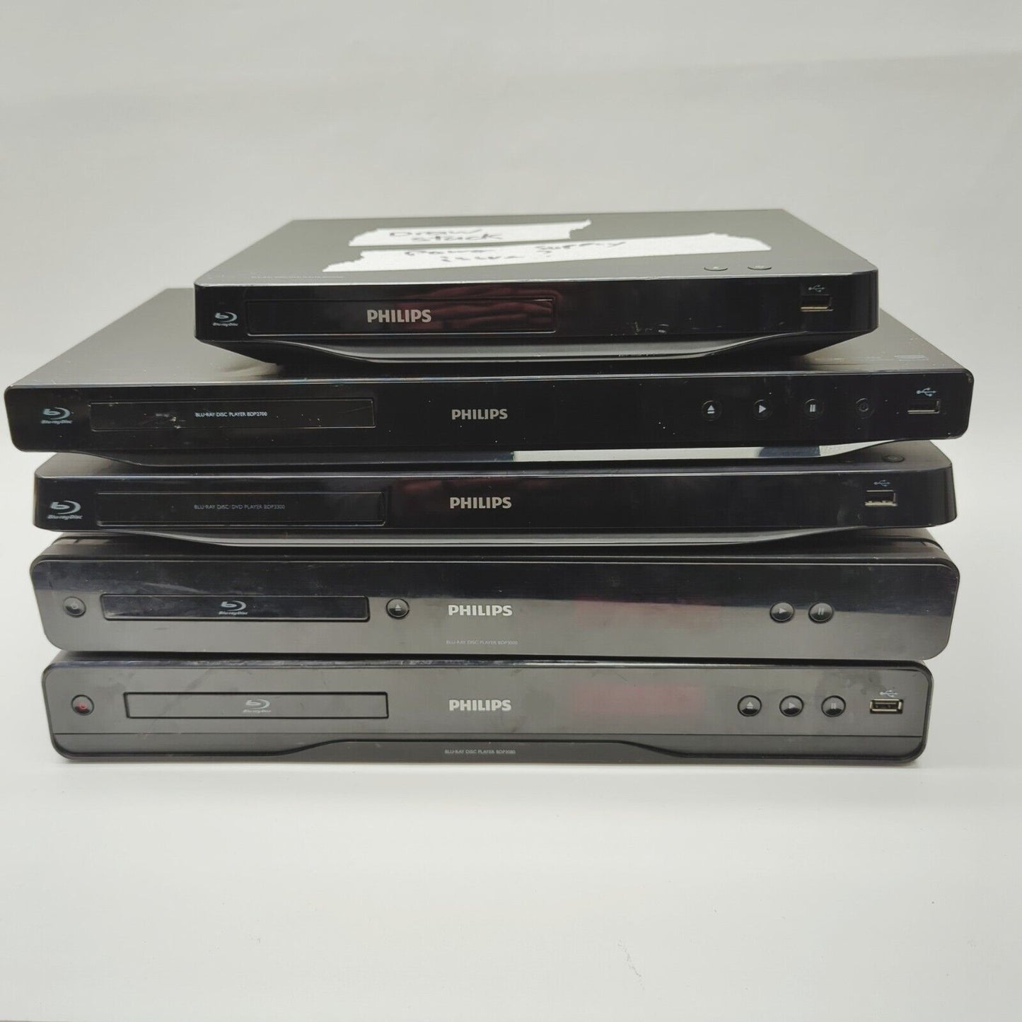 5x FAULTY Philips Blu-Ray Players BDP2900 BDP2700 BDP3300 BDP3000 BDP3080