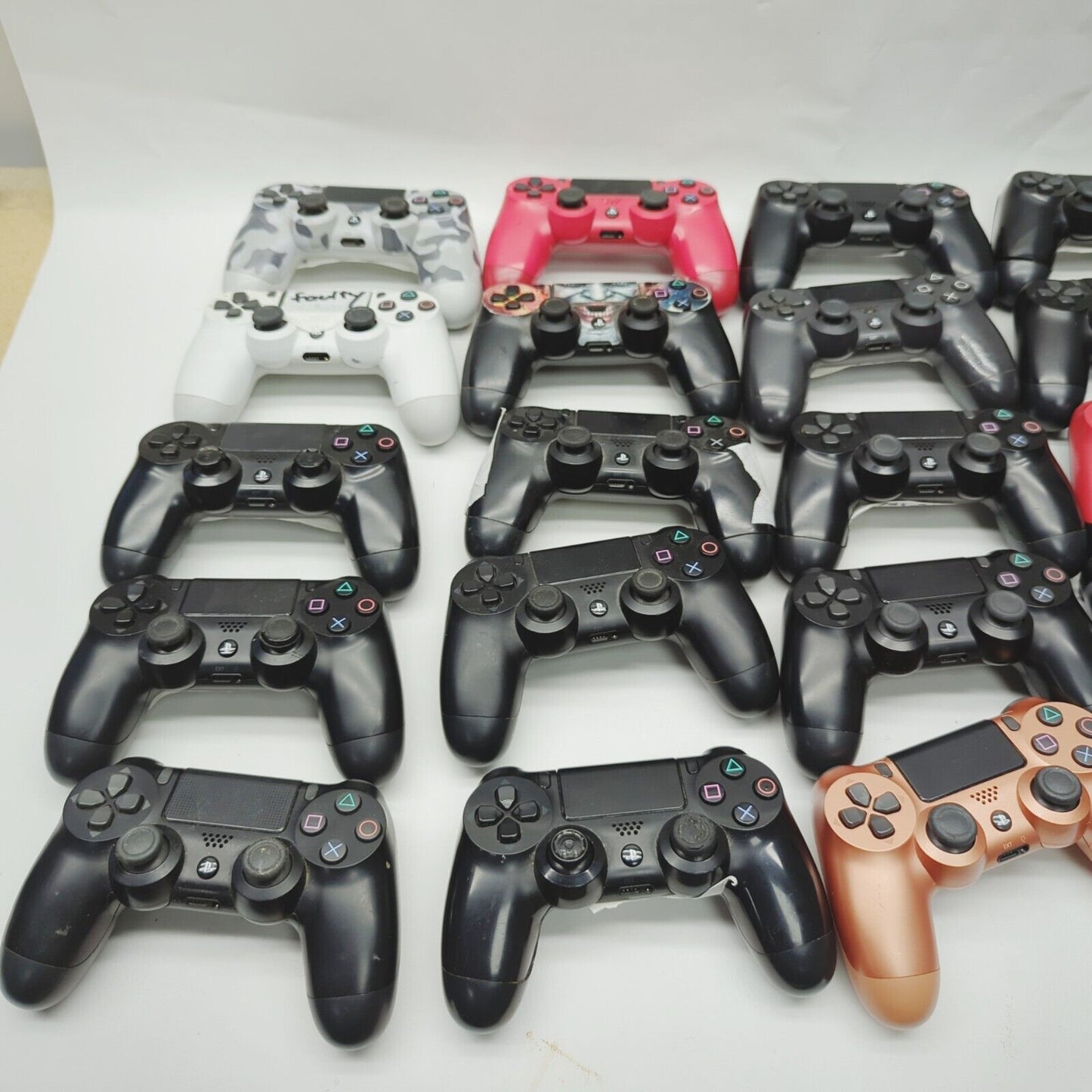 Faulty 29x Genuine PlayStation 4 PS4 controllers Bundle Joblot Black pink Blue