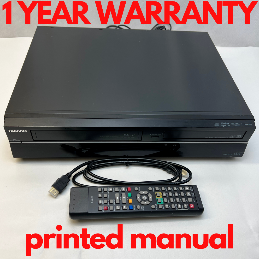 Toshiba DVR19 Freeview DVD/VCR Combi Recorder With HDMI and USB *VHS TO DVD*