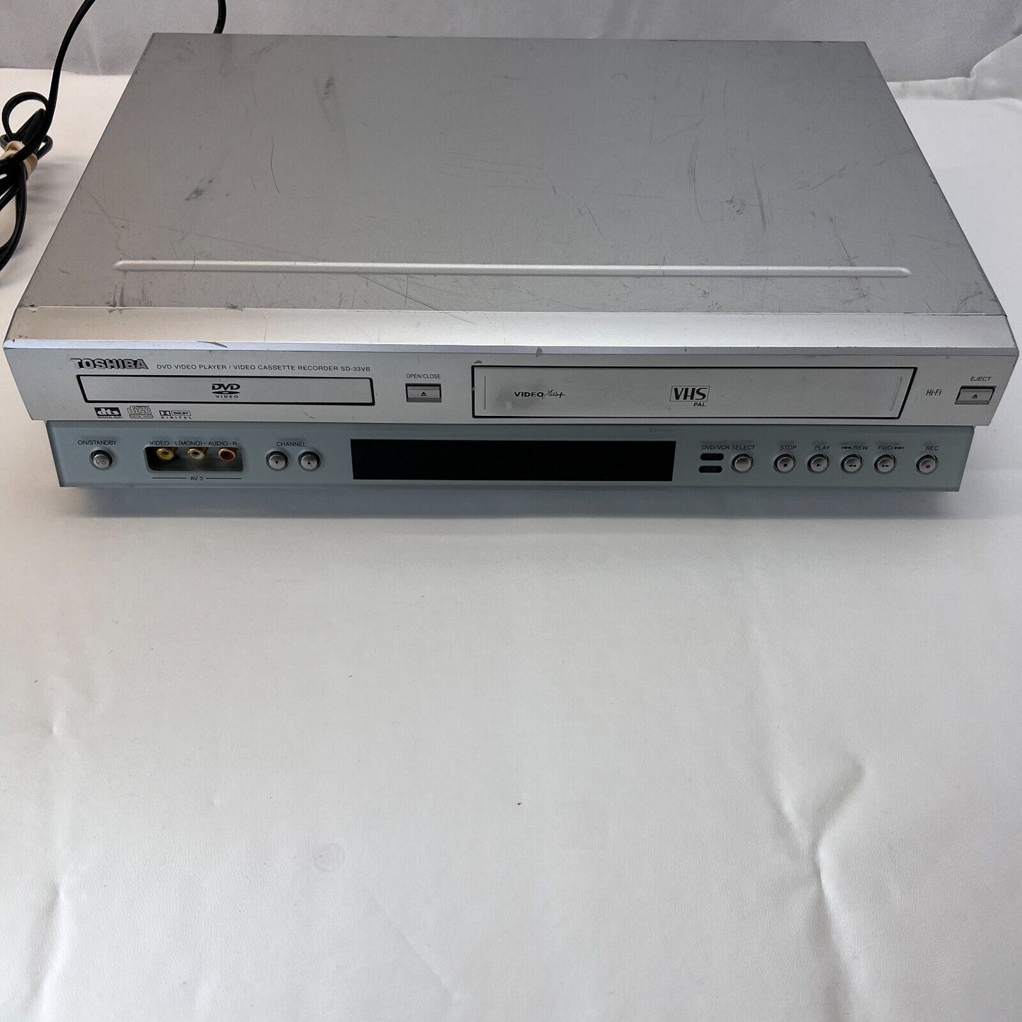 Toshiba SD 33VB DVD Video Player Video Cassette Recorder Remote Tested Working