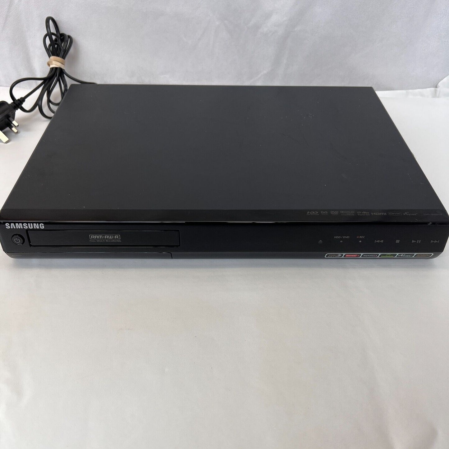 Samsung DVD-SH895M DVD Recorder 250GB Hard Drive Full HD 1080p w/ Remote + Cable