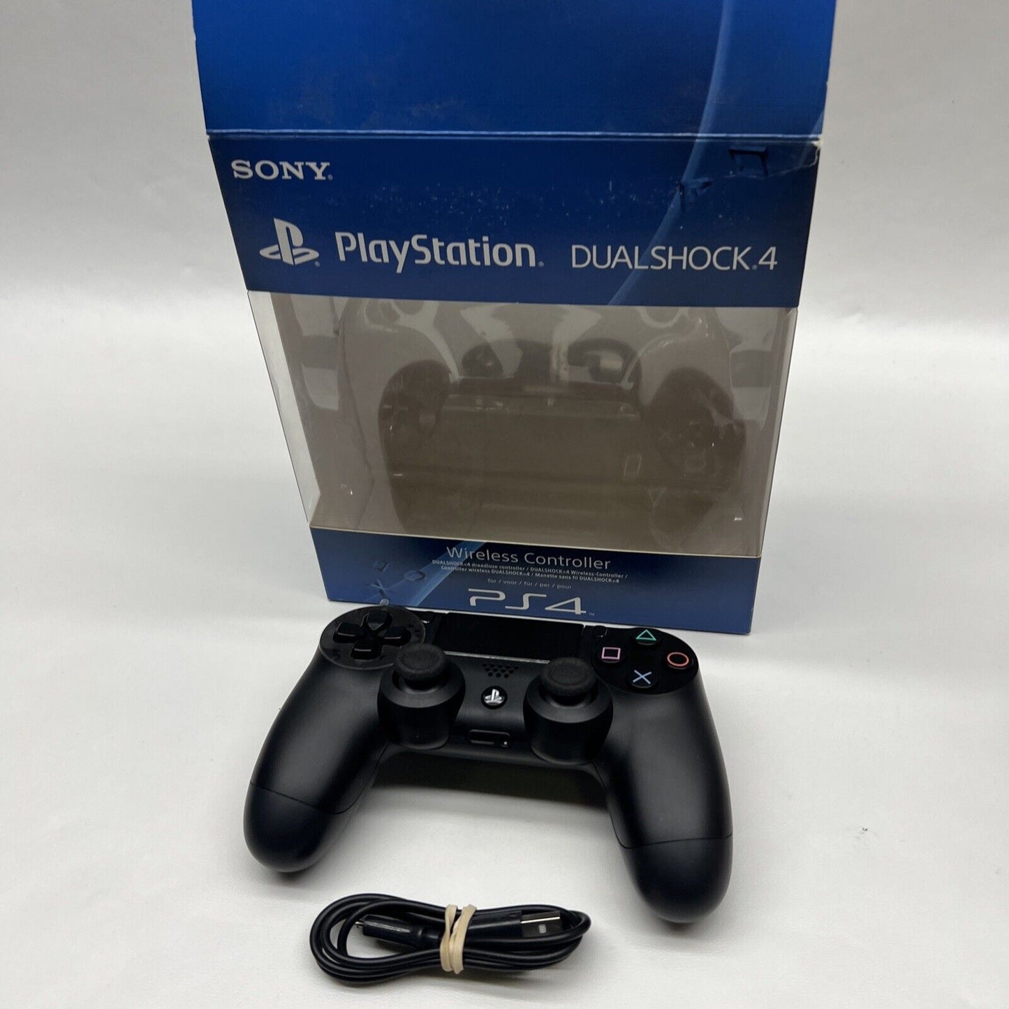 Genuine Sony PlayStation 4 (PS4) Wireless Bluetooth Controller Black Boxed LN