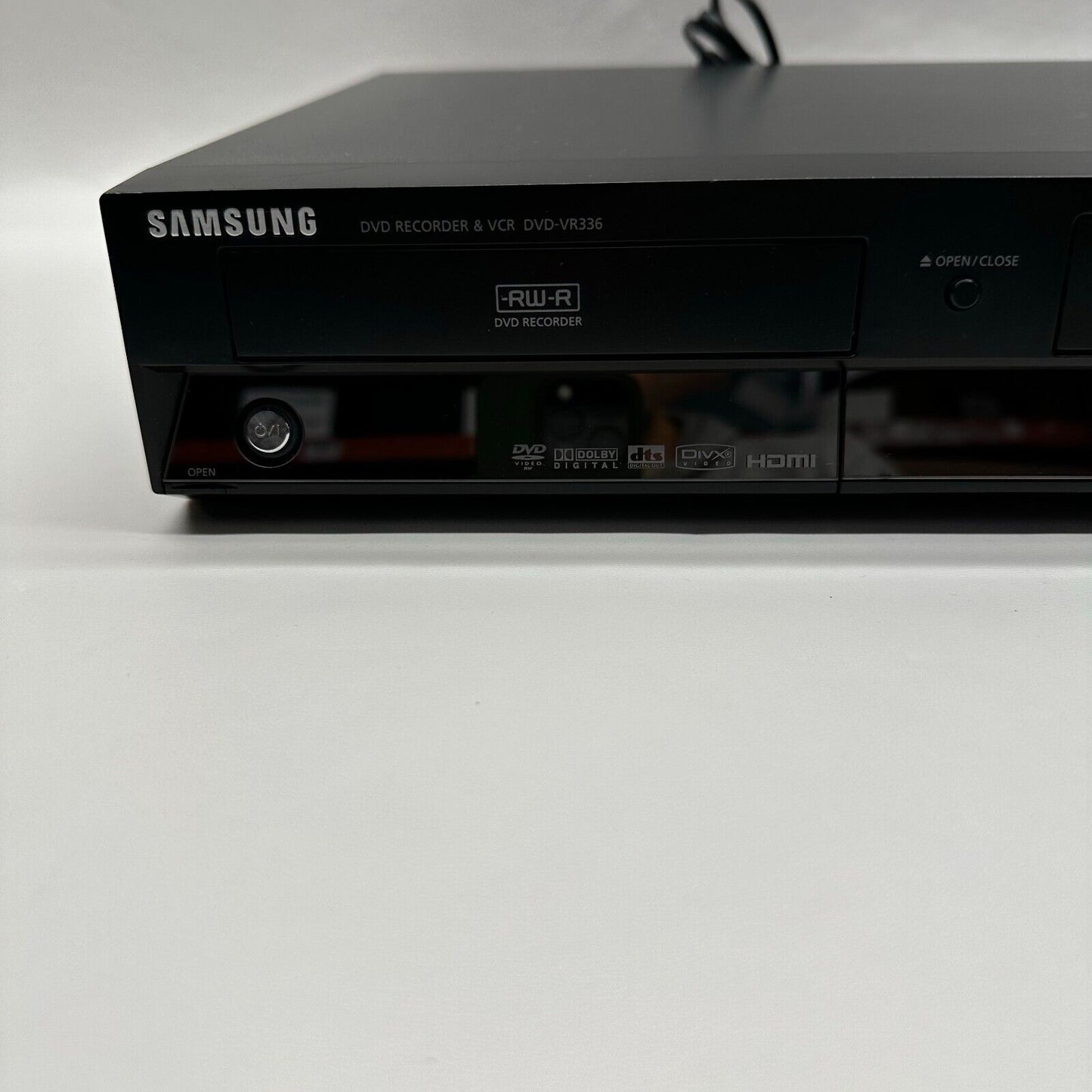 Samsung DVD-VR336 DVD VHS Recorder Copy VHS to DVD dubbing Remote HDMI Warranty