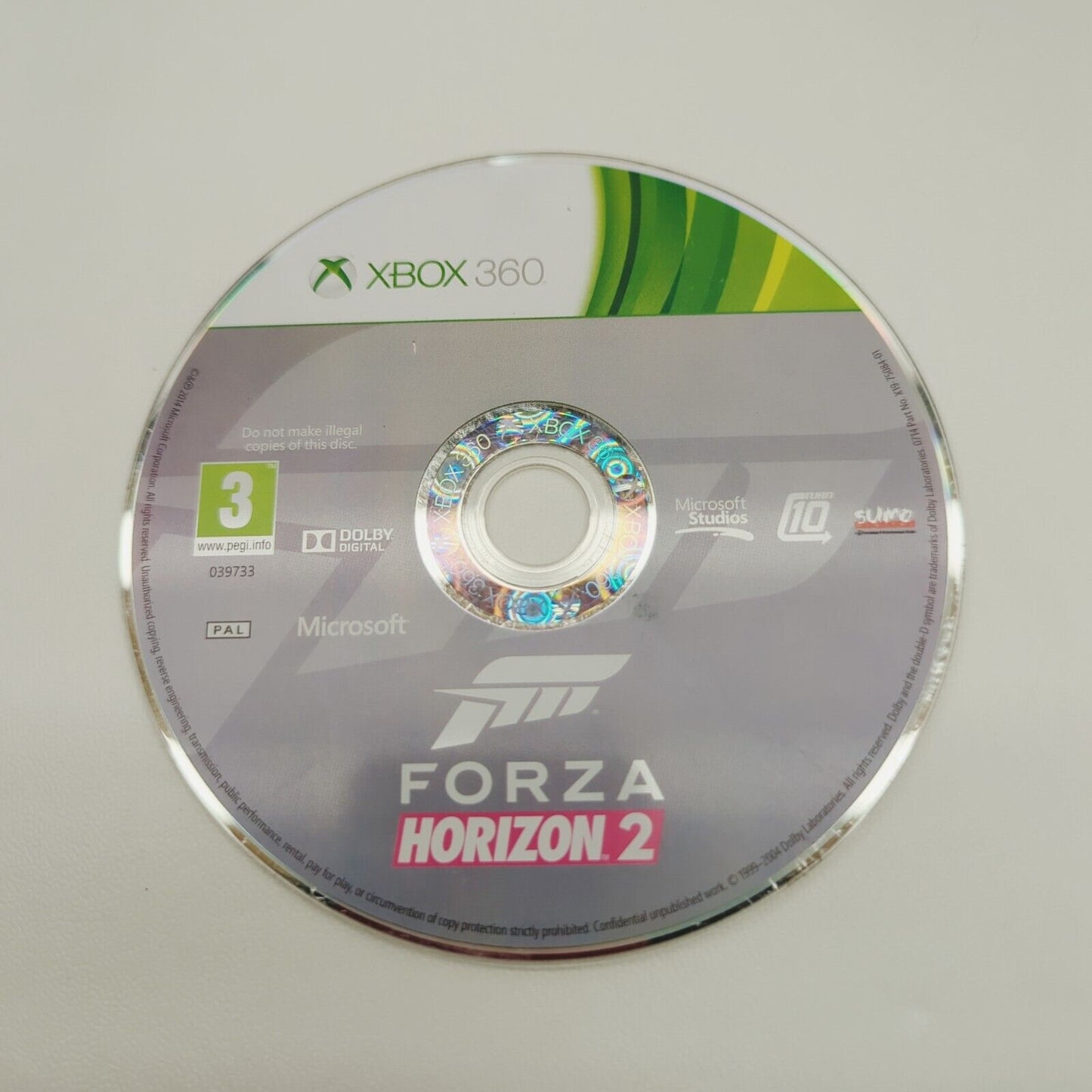 Xbox 360 Forza Horizon 2 Disc Only