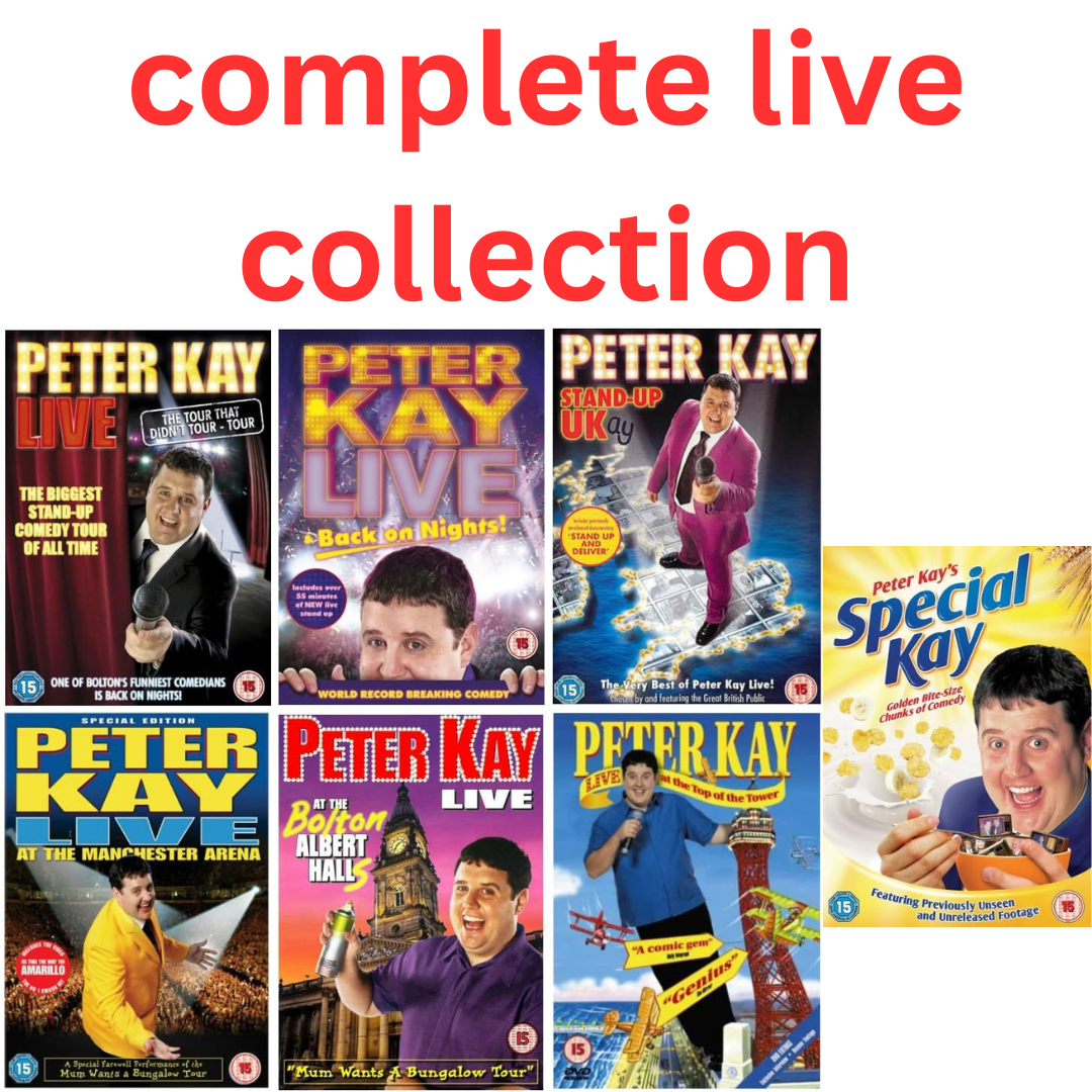 Peter Kay Complete Live Collection  7 DVD Boxset Tour That Didnt Tour Bolton