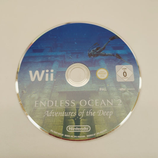 Endless Ocean 2 Adventures of the Deep Nintendo Wii Game Rare Disc only