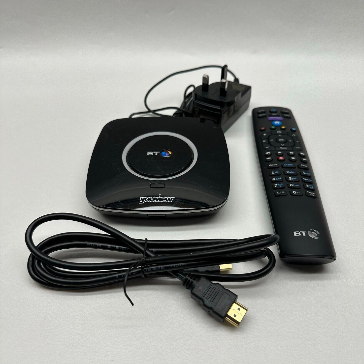 BT YouView Box DB-T2200 - Freeview HD Receiver HFMI with Power Lead + Remote