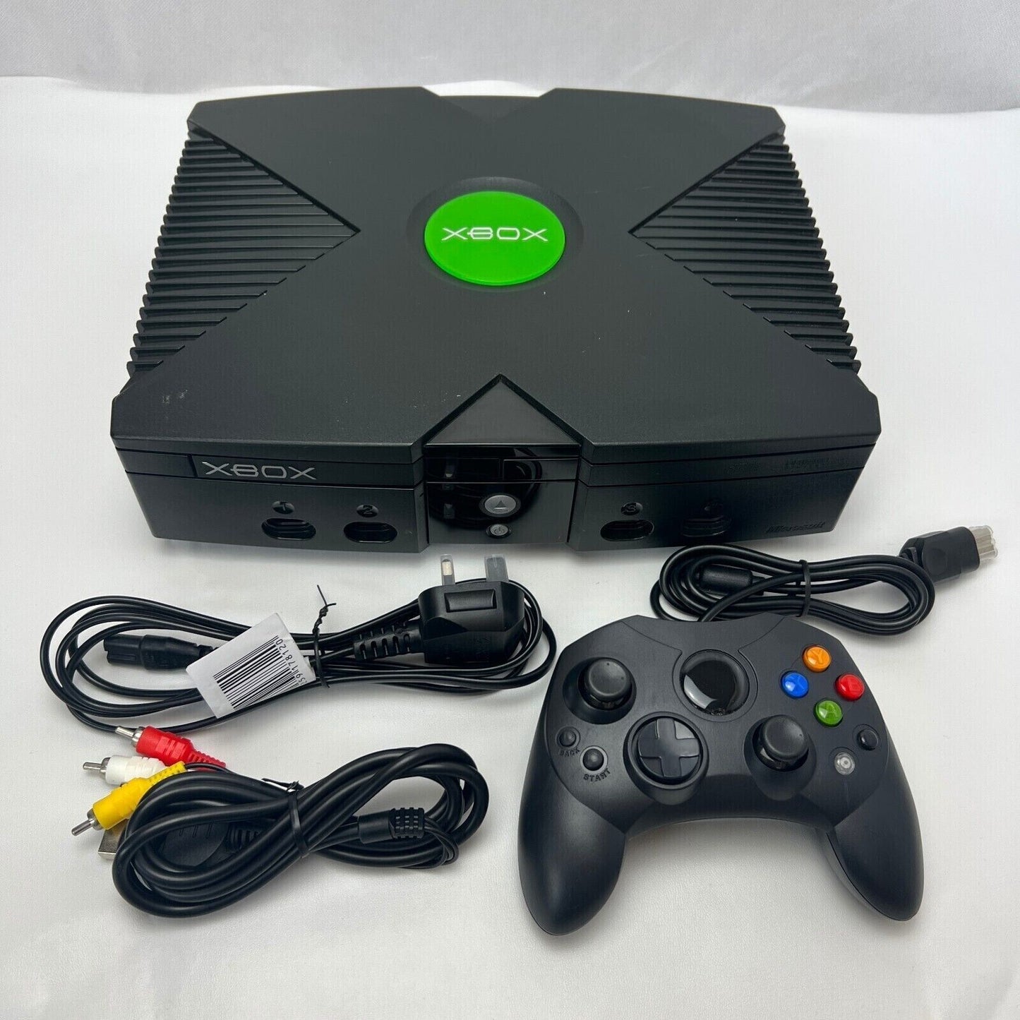 Microsoft Original Xbox Console Black New Controller 12 Month Warranty Complete