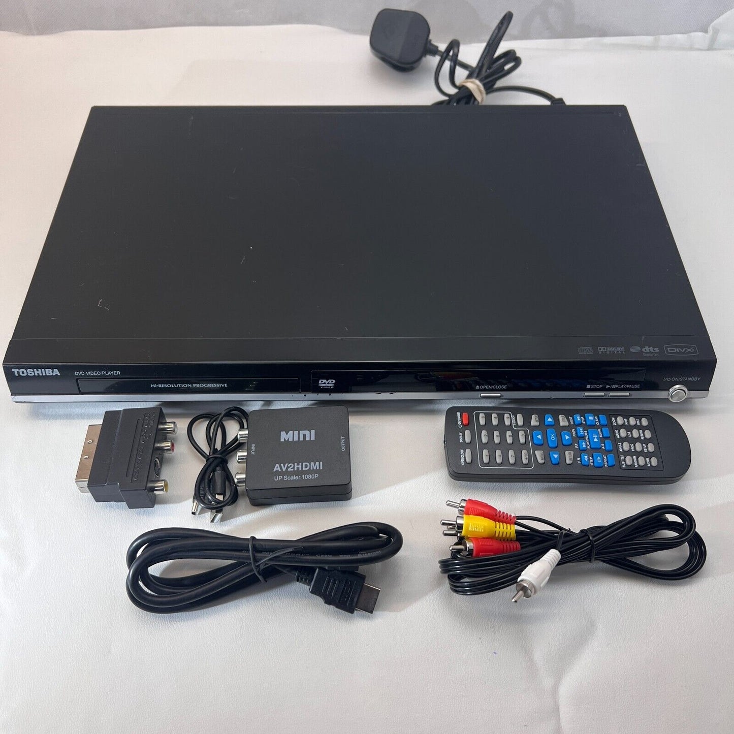 Toshiba SD-270EKB DVD Player SCART Black w/ Remote  NTSC/PAL Converter