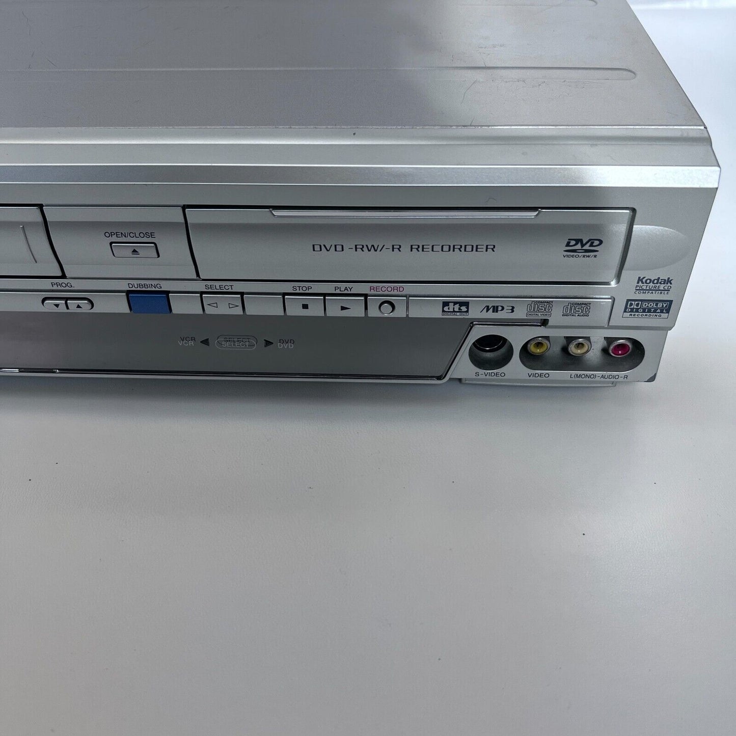 Funai DRV-B2737 Silver VCR DVD COPY VHS TO DVD Recorder Player Remote