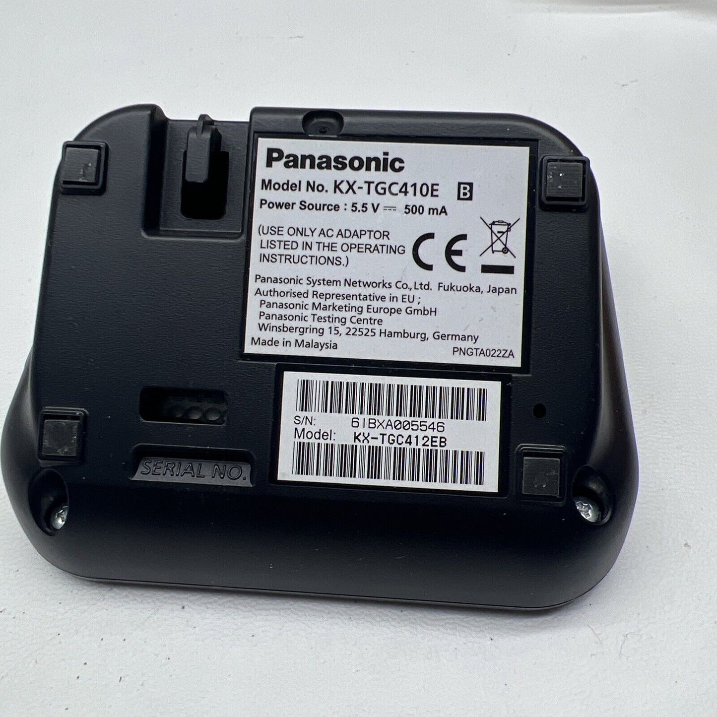 Panasonic KX-TGC410E - REPLACEMENT Main Charging Base (No Power Supply)