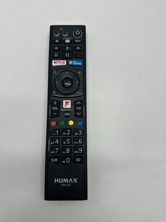 Genuine Humax TV Remote Control - Black (RML08) FVP-4000T FVP-5000T