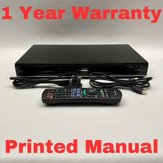 Panasonic DMR-HW120 Twin Tuner Freeview+ HD Recorder 500GB With Remote, Working