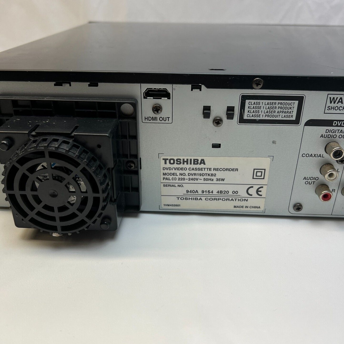 Toshiba DVR19 Freeview DVD/VCR Combi Recorder With HDMI and USB *VHS TO DVD*