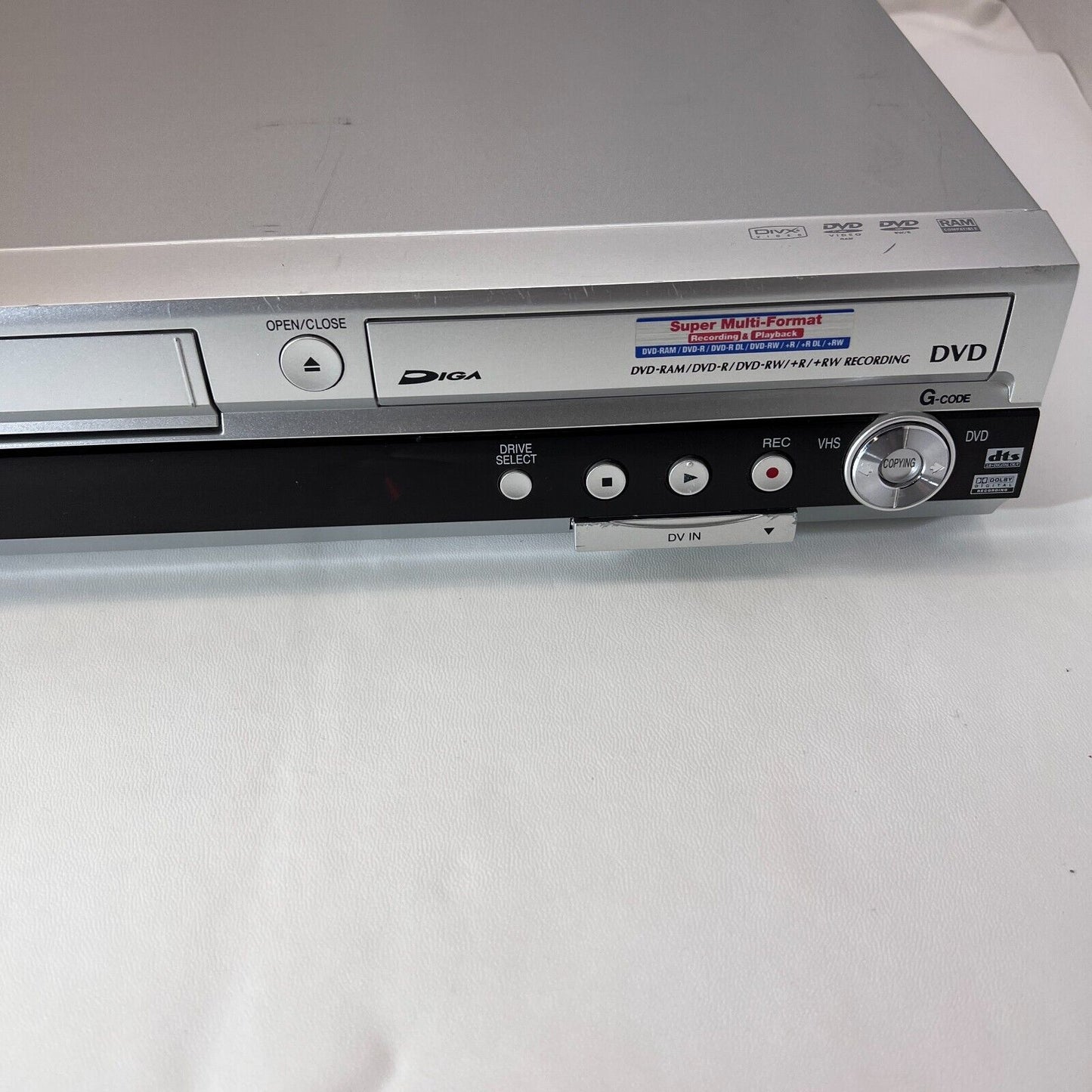 Panasonic DMR-ES35V DVD VCR Recorder Combi Copy VHS To DVD with Remote