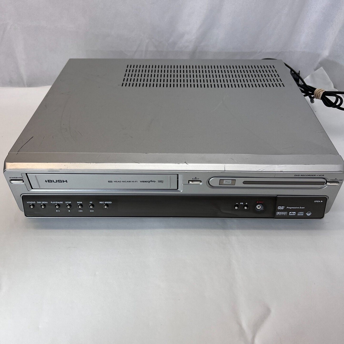 BUSH DVRHS02 DVD Recorder / VCR VHS RECORDER COMBI NICAM **TRANSFER VHS TO DVD**