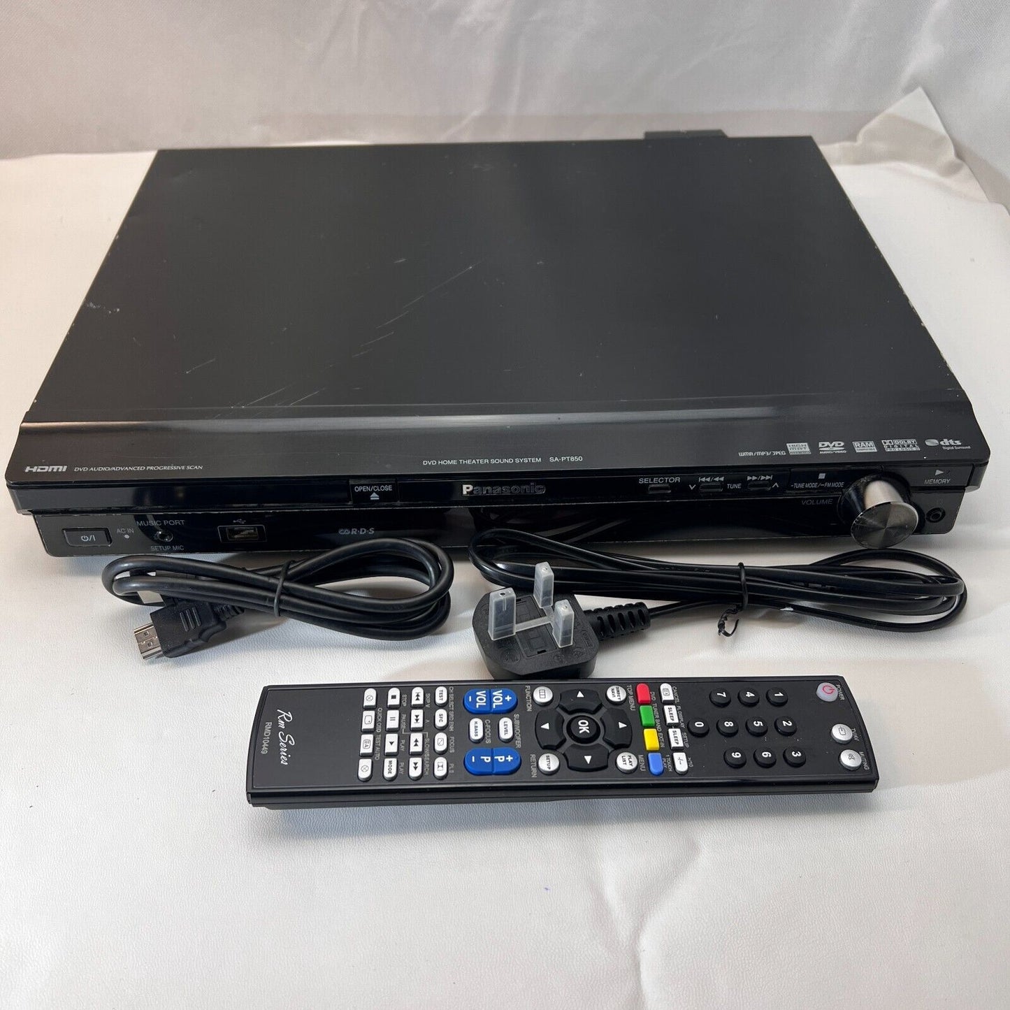 Panasonic SA-PT850 Home theater Audio 3.1 Surround DVD  Remote Warranty